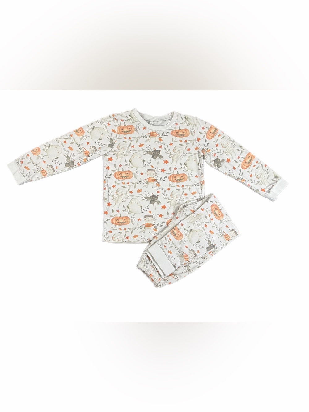 VELVET FAWN Stretch Cotton Halloween Print Pajama Set- 6